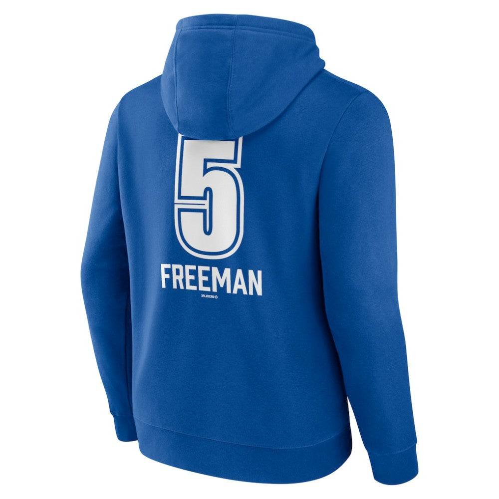 Freddie Freeman Los Angeles Dodgers Fastball Player Name & Number Pullover Hoodie - Royal - MLB Online