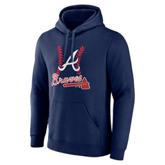 Spencer Strider Atlanta Braves Fastball Player Name & Number Pullover Hoodie - Navy - MLB Discount