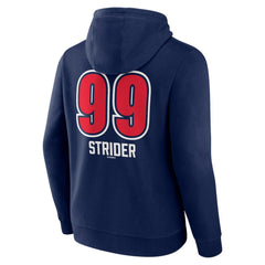 Spencer Strider Atlanta Braves Fastball Player Name & Number Pullover Hoodie - Navy - MLB Discount