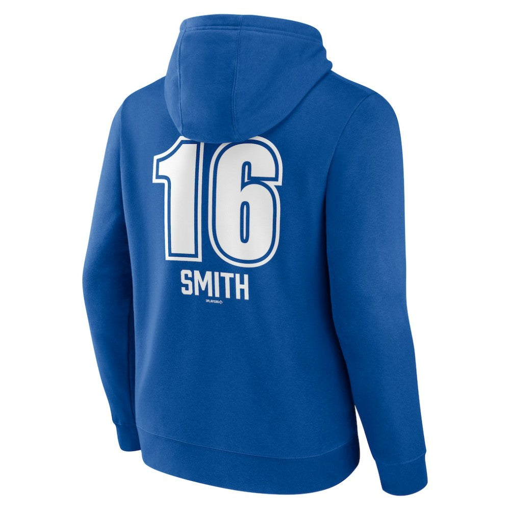 Will Smith Los Angeles Dodgers Fastball Player Name & Number Pullover Hoodie - Royal - MLB Discount