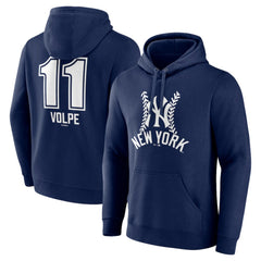 Anthony Volpe New York Yankees Fastball Player Name & Number Pullover Hoodie - Navy - MLB Online