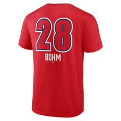 Alec Bohm Philadelphia Phillies Fastball Player Name & Number T-Shirt - Red - MLB on Sale