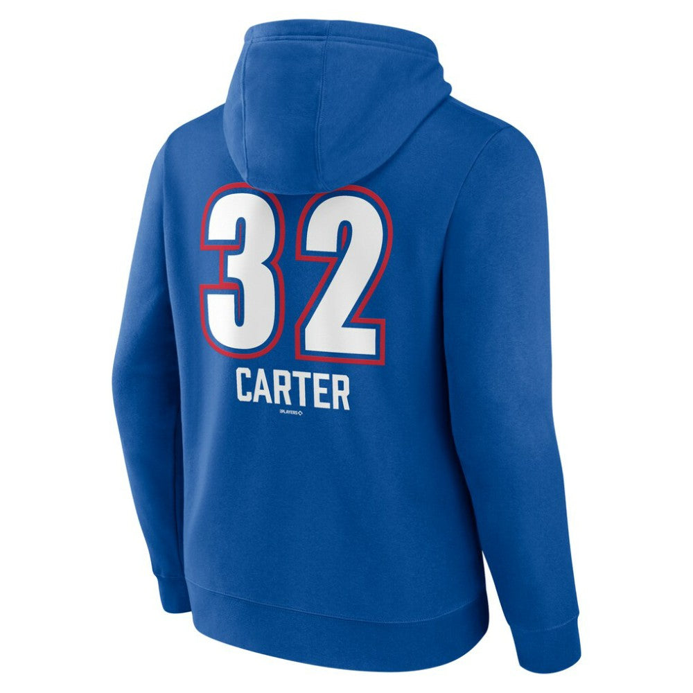 Evan Carter Texas Rangers Fastball Player Name & Number Pullover Hoodie - Royal - MLB on Sale