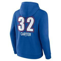 Evan Carter Texas Rangers Fastball Player Name & Number Pullover Hoodie - Royal - MLB on Sale