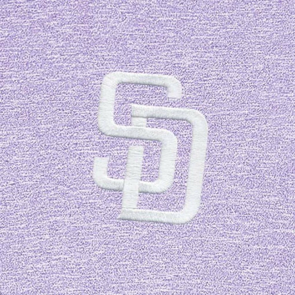 San Diego Padres Antigua Hunk Quarter-Zip Top - Lavender - MLB Discount