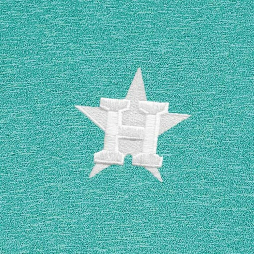 Houston Astros Antigua Hunk Quarter-Zip Top - Heather Aqua - MLB Online