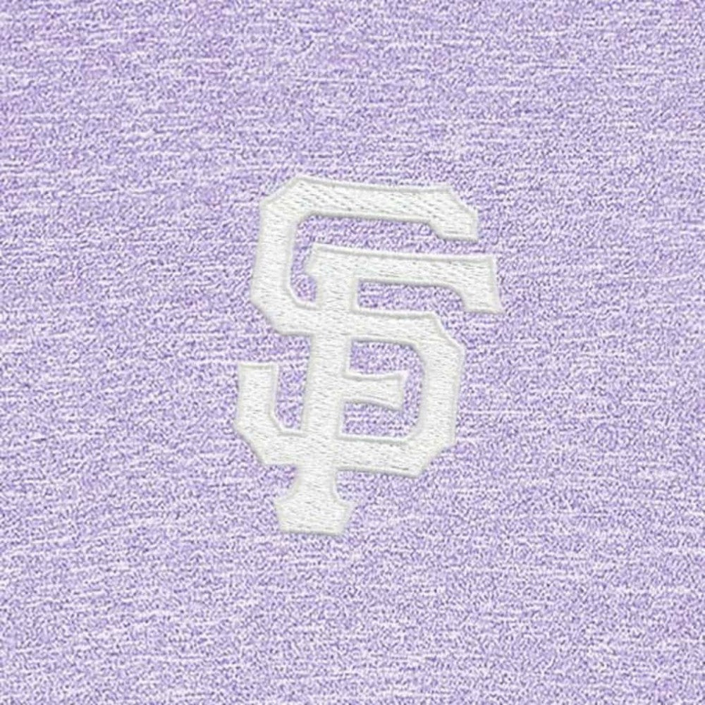 San Francisco Giants Antigua Hunk Quarter-Zip Top - Lavender - MLB Lifestyle