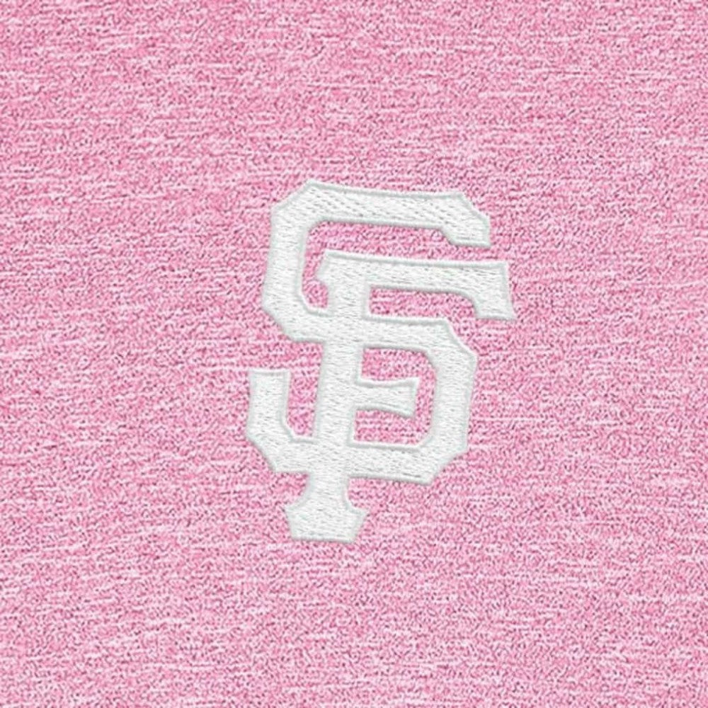 San Francisco Giants Antigua Hunk Quarter-Zip Top - Pink - MLB Discount