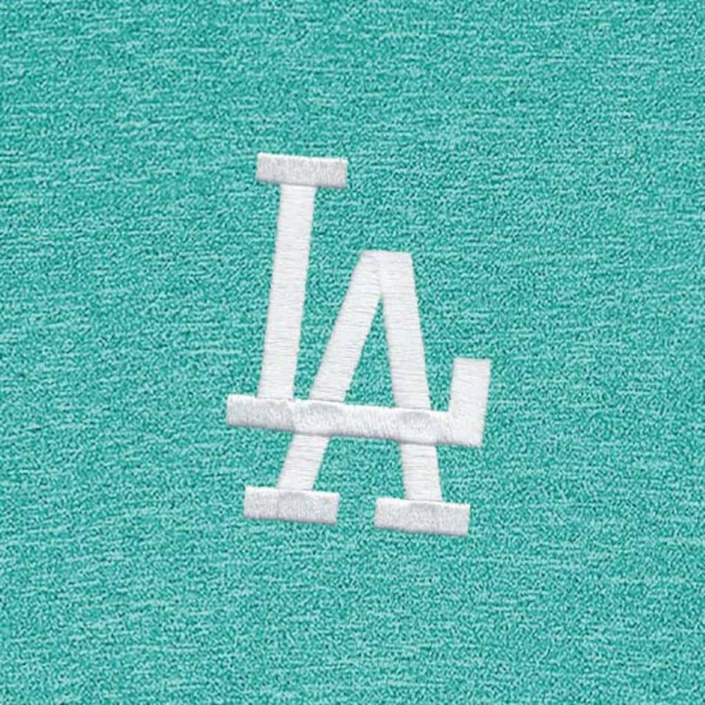Los Angeles Dodgers Antigua Hunk Quarter-Zip Top - Heather Aqua - MLB Discount