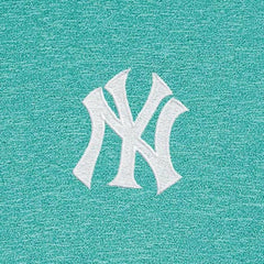 New York Yankees Antigua Hunk Quarter-Zip Top - Heather Aqua - MLB Discount