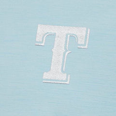 Texas Rangers Antigua Bright Quarter-Zip Pullover Top - Powder Blue - MLB Discount