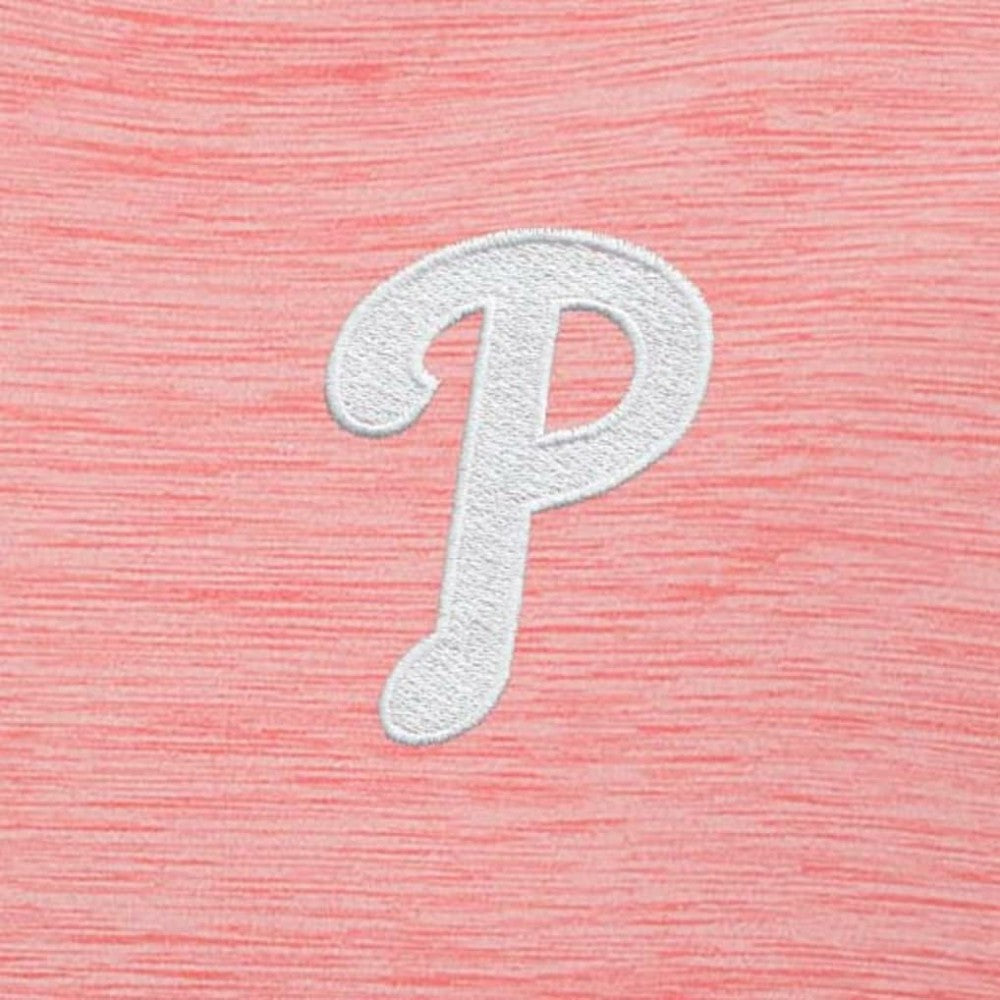 Philadelphia Phillies Antigua Bright Quarter-Zip Pullover Top - Coral - MLB Online