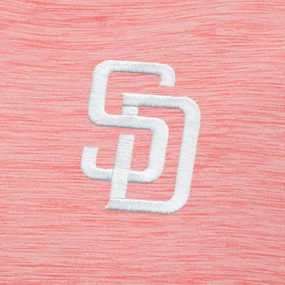 San Diego Padres Antigua Bright Quarter-Zip Pullover Top - Coral - MLB Online