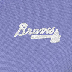 Atlanta Braves Antigua Women's Finish Quarter-Zip Pullover Top - Purple - MLB Lifestyle
