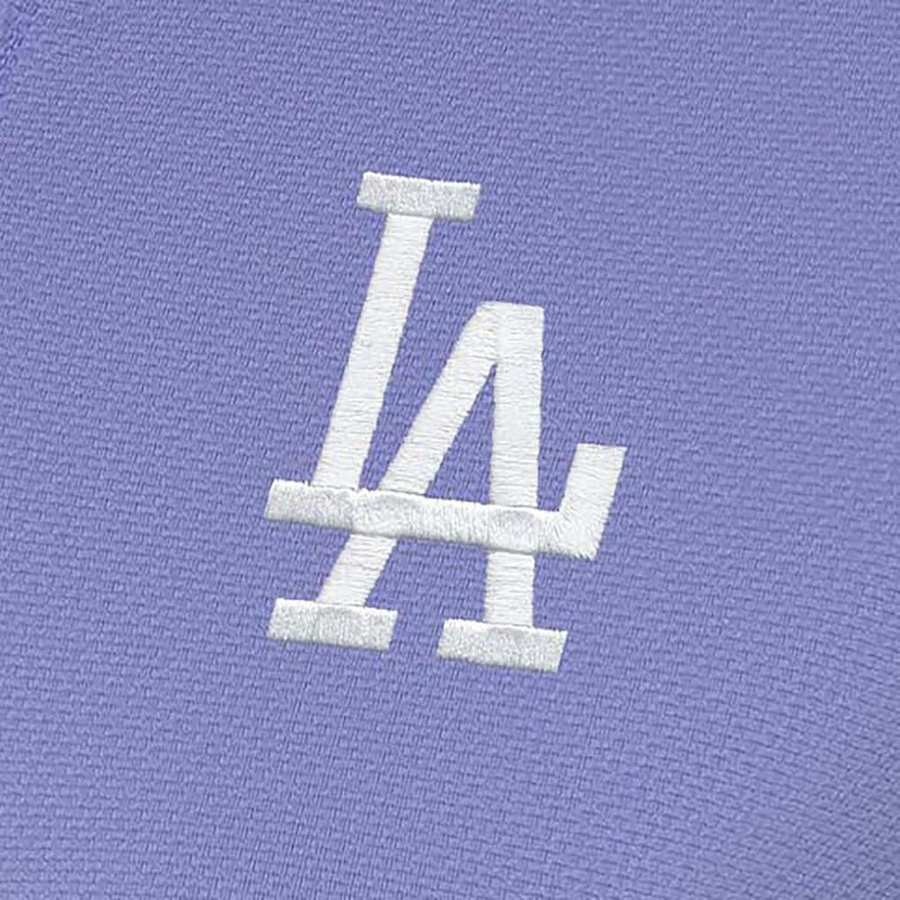 Los Angeles Dodgers Antigua Women's Finish Quarter-Zip Pullover Top - Purple - MLB Lifestyle