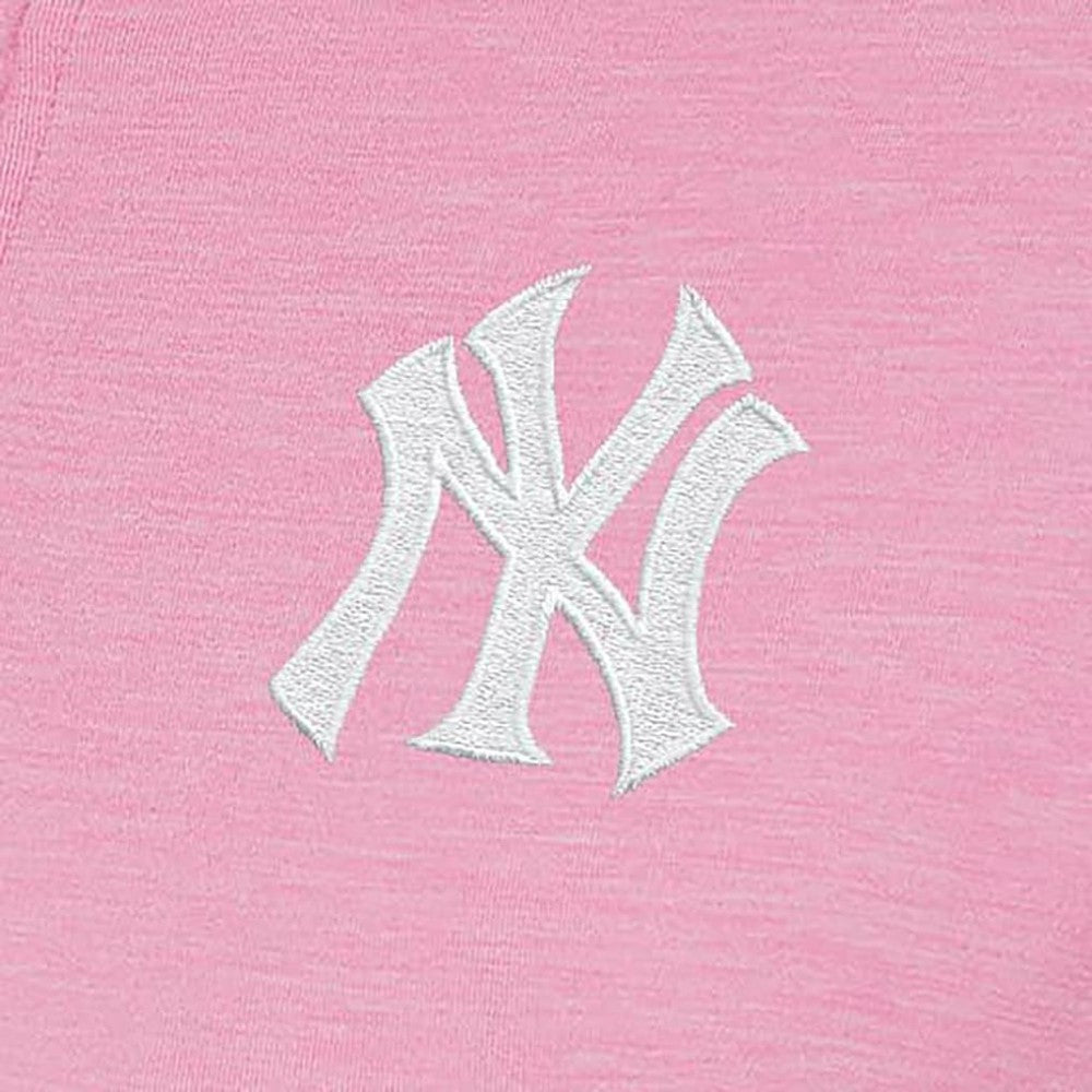 New York Yankees Antigua Women's Mentor Quarter-Zip Pullover Top - Pink - MLB Sale