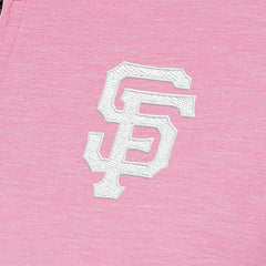 San Francisco Giants Antigua Women's Mentor Quarter-Zip Pullover Top - Pink - MLB on Sale