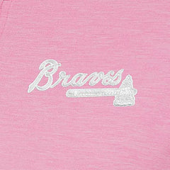 Atlanta Braves Antigua Women's Mentor Quarter-Zip Pullover Top - Pink - MLB Online