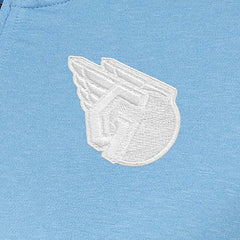 Cleveland Guardians Antigua Women's Mentor Quarter-Zip Pullover Top - Light Blue - MLB Lifestyle