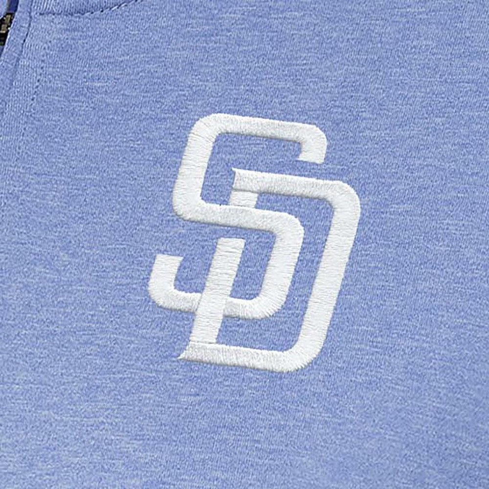 San Diego Padres Antigua Women's Mentor Quarter-Zip Pullover Top - Lavender - MLB Sale