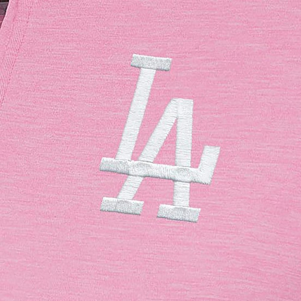 Los Angeles Dodgers Antigua Women's Mentor Quarter-Zip Pullover Top - Pink - MLB Online
