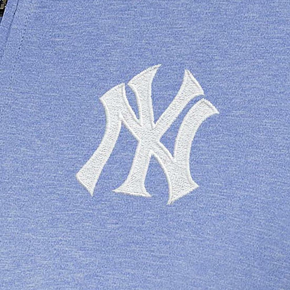 New York Yankees Antigua Women's Mentor Quarter-Zip Pullover Top - Lavender - MLB Online