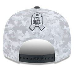 Jacksonville Jaguars New Era 2024 Salute To Service 9FIFTY Snapback Hat White/Graphite