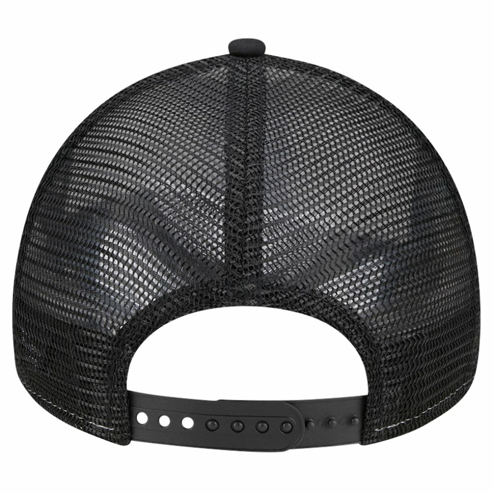 Houston Astros New Era Checkered Flag A-Frame Trucker 9FORTY Adjustable Hat - White/Black - New Era Sale