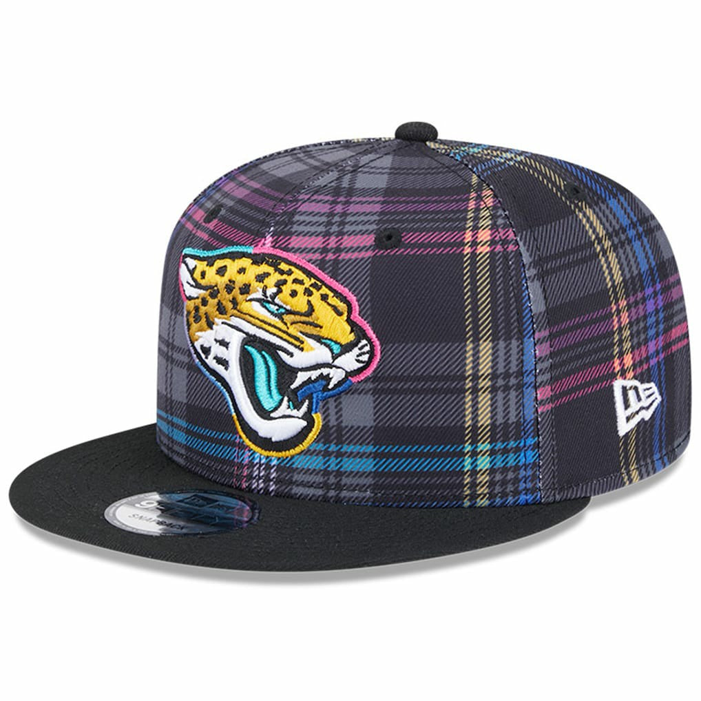 Jacksonville Jaguars New Era Youth 2024 NFL Crucial Catch 9FIFTY Snapback Hat Black