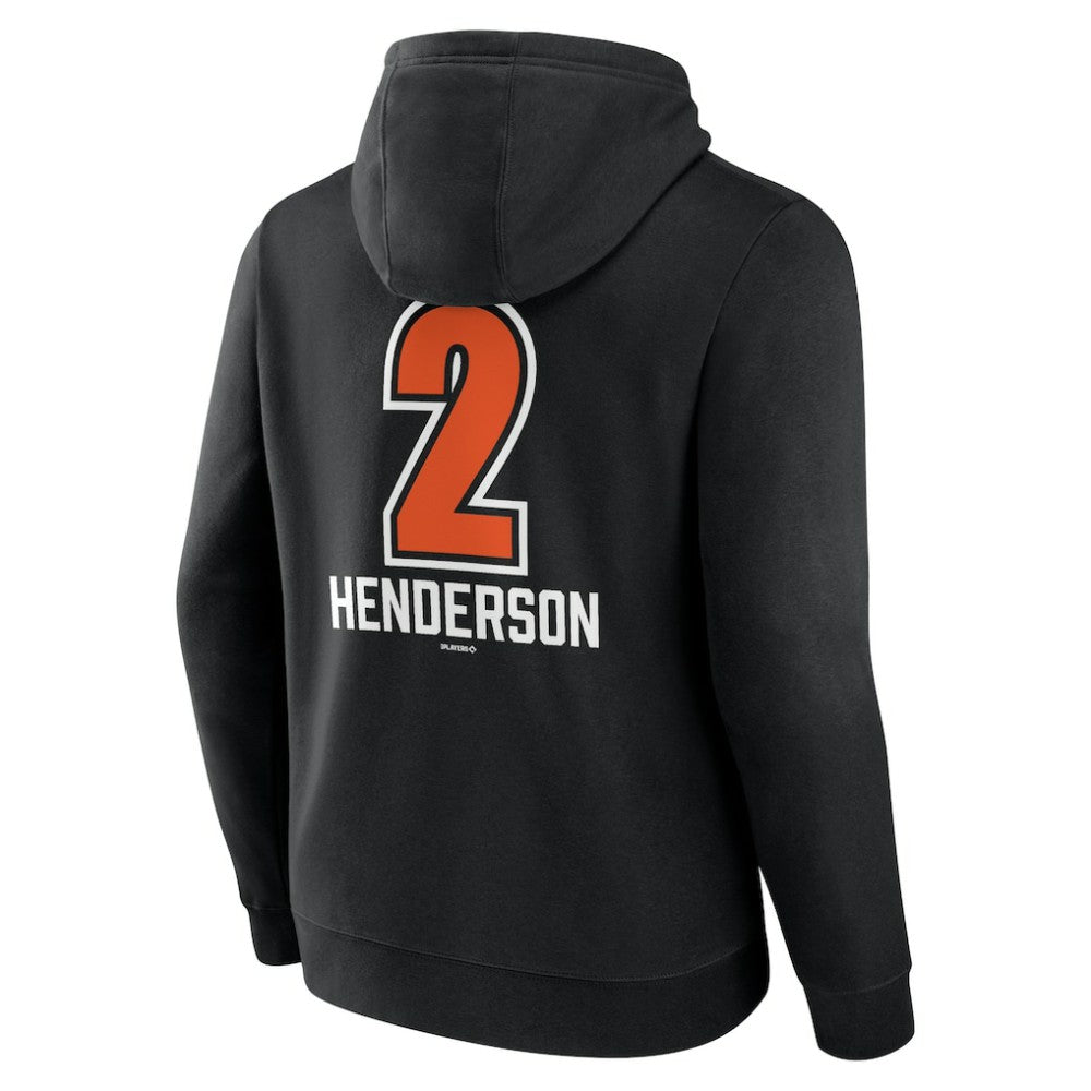 Gunnar Henderson Baltimore Orioles Fastball Player Name & Number Pullover Hoodie - Black - MLB Online