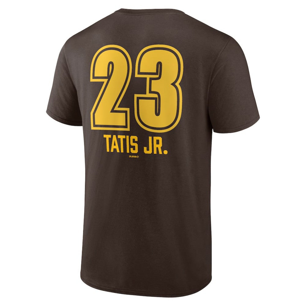 Fernando Tatis Jr. San Diego Padres Fastball Player Name & Number T-Shirt - Brown - MLB Lifestyle