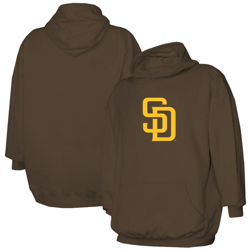 San Diego Padres Stitches Youth Fleece Pullover Hoodie - Brown - MLB on Sale