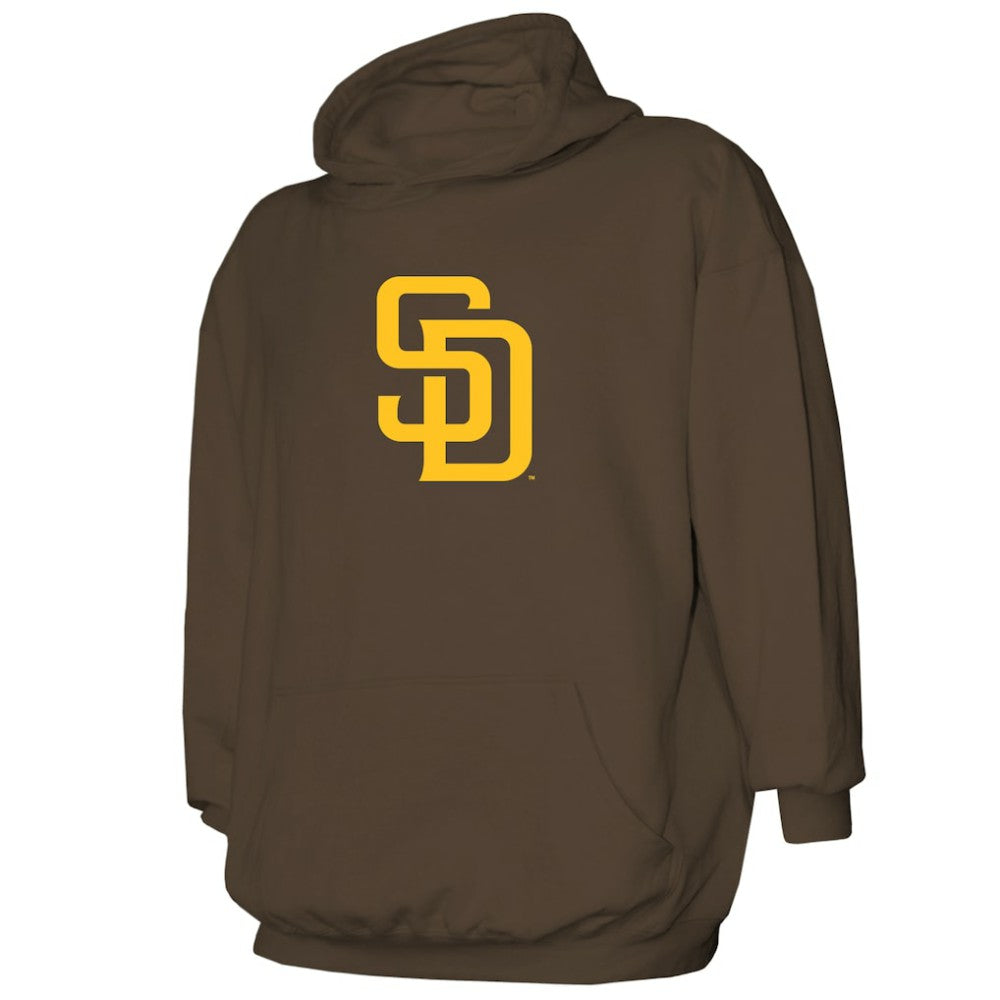 San Diego Padres Stitches Youth Fleece Pullover Hoodie - Brown - MLB on Sale