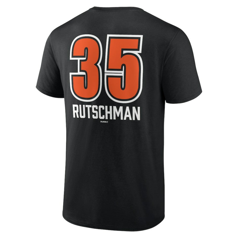 Adley Rutschman Baltimore Orioles Fastball Player Name & Number T-Shirt - Black - MLB Lifestyle