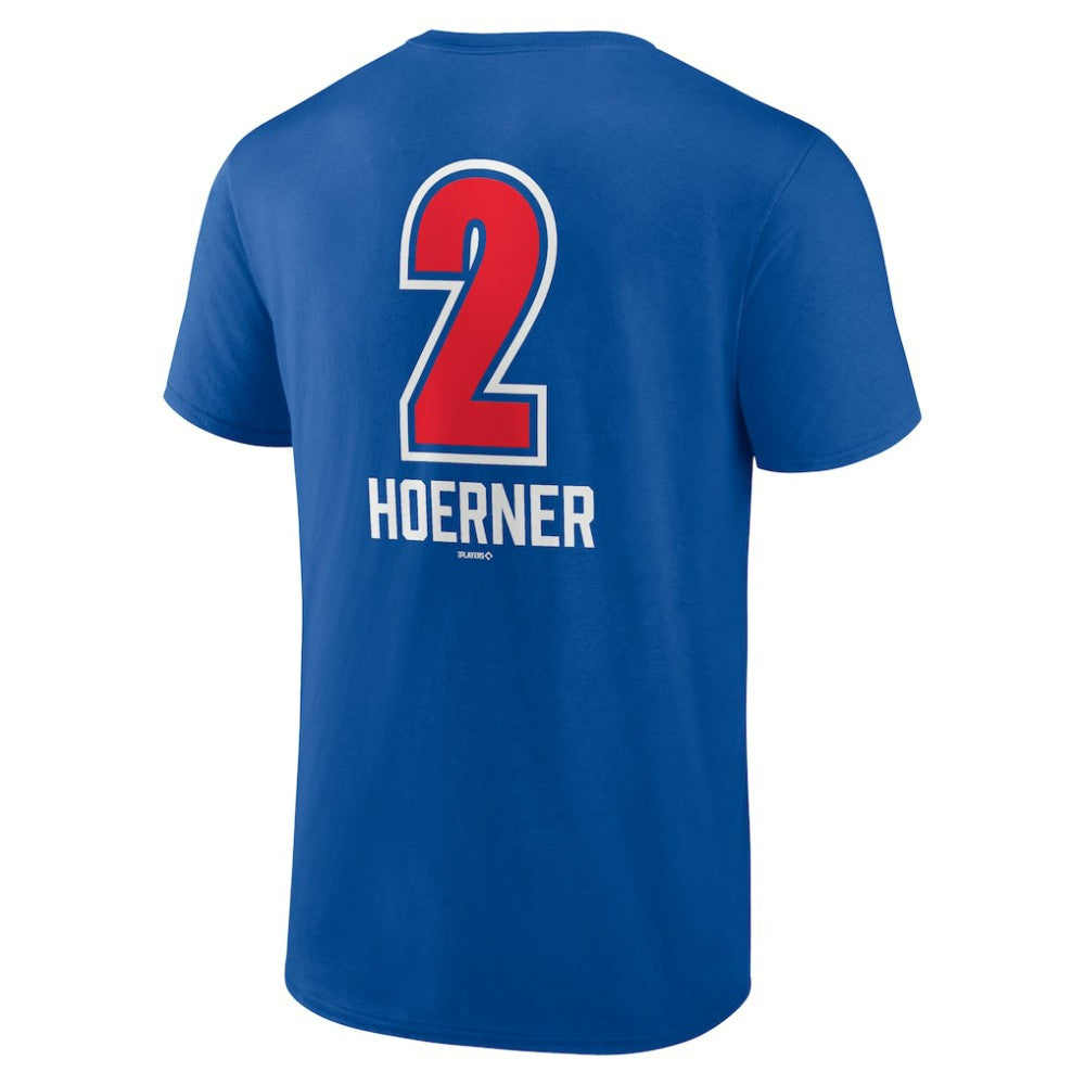 Nico Hoerner Chicago Cubs Fastball Player Name & Number T-Shirt - Royal - MLB Online