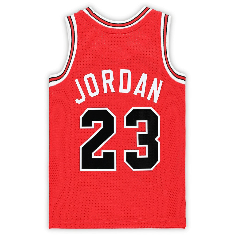 Michael Jordan Chicago Bulls Preschool Hardwood Classics 1984/85 Authentic Swingman Jersey for sale Red | Mitchell & Ness outlet