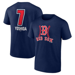 Masataka Yoshida Boston Red Sox Fastball Player Name & Number T-Shirt - Navy - MLB Lifestyle