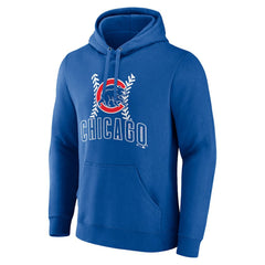 Ian Happ Chicago Cubs Fastball Player Name & Number Pullover Hoodie - Royal - MLB Discount