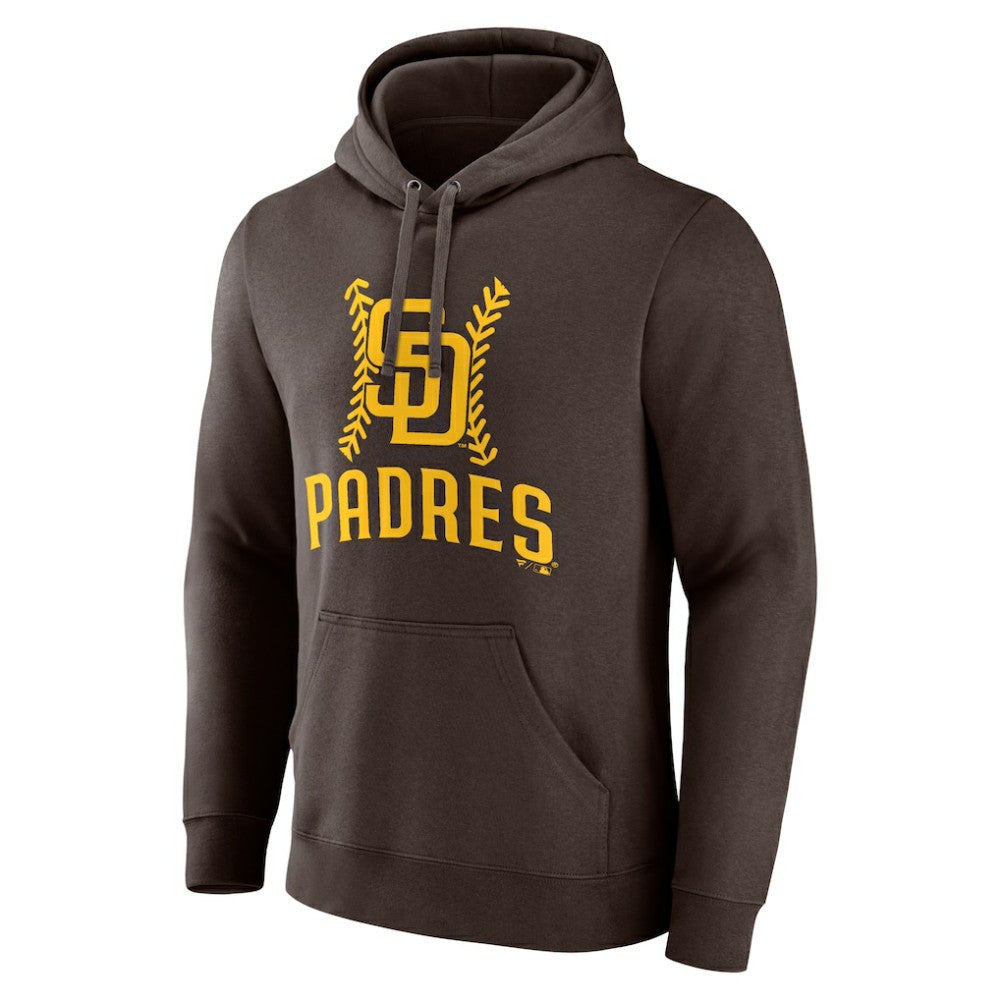 Xander Bogaerts San Diego Padres Fastball Player Name & Number Pullover Hoodie - Brown - MLB on Sale