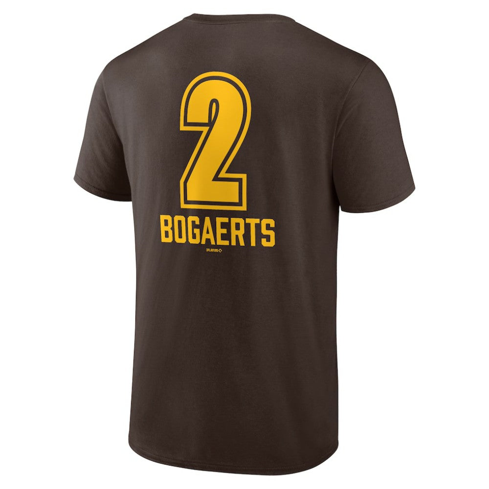 Xander Bogaerts San Diego Padres Fastball Player Name & Number T-Shirt - Brown - MLB Online