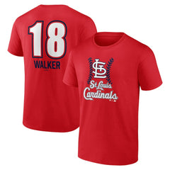 Jordan Walker St. Louis Cardinals Fastball Player Name & Number T-Shirt - Red - MLB Lifestyle