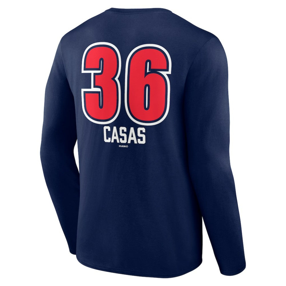 Triston Casas Boston Red Sox Fastball Player Name & Number Long Sleeve T-Shirt - Navy - MLB on Sale