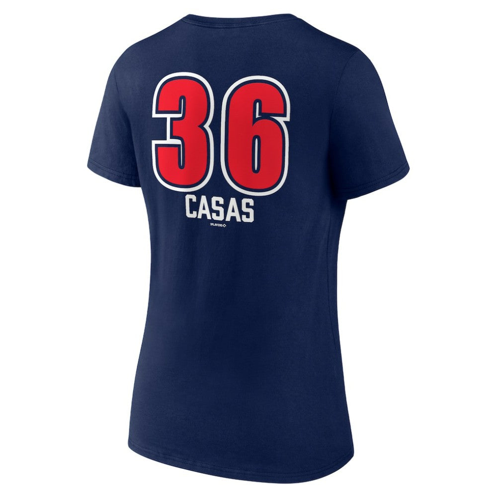 Triston Casas Boston Red Sox Women's Fastball Player Name & Number V-Neck T-Shirt - Navy - MLB on Sale