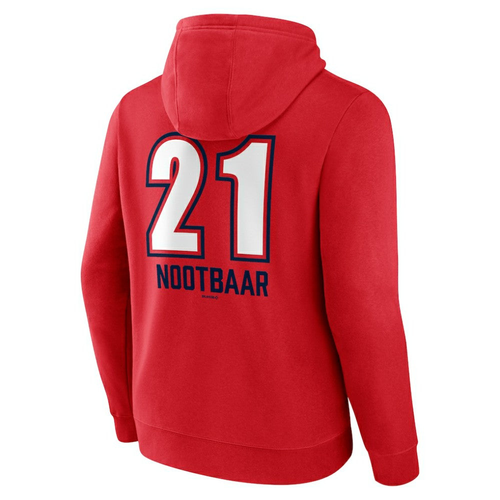 Lars Nootbaar St. Louis Cardinals Fastball Player Name & Number Pullover Hoodie - Red - MLB on Sale