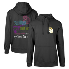 San Diego Padres Levelwear Podium Vintage Pullover Hoodie - Black - MLB Sale
