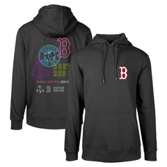 Boston Red Sox Levelwear Podium Vintage Pullover Hoodie - Black - MLB on Sale