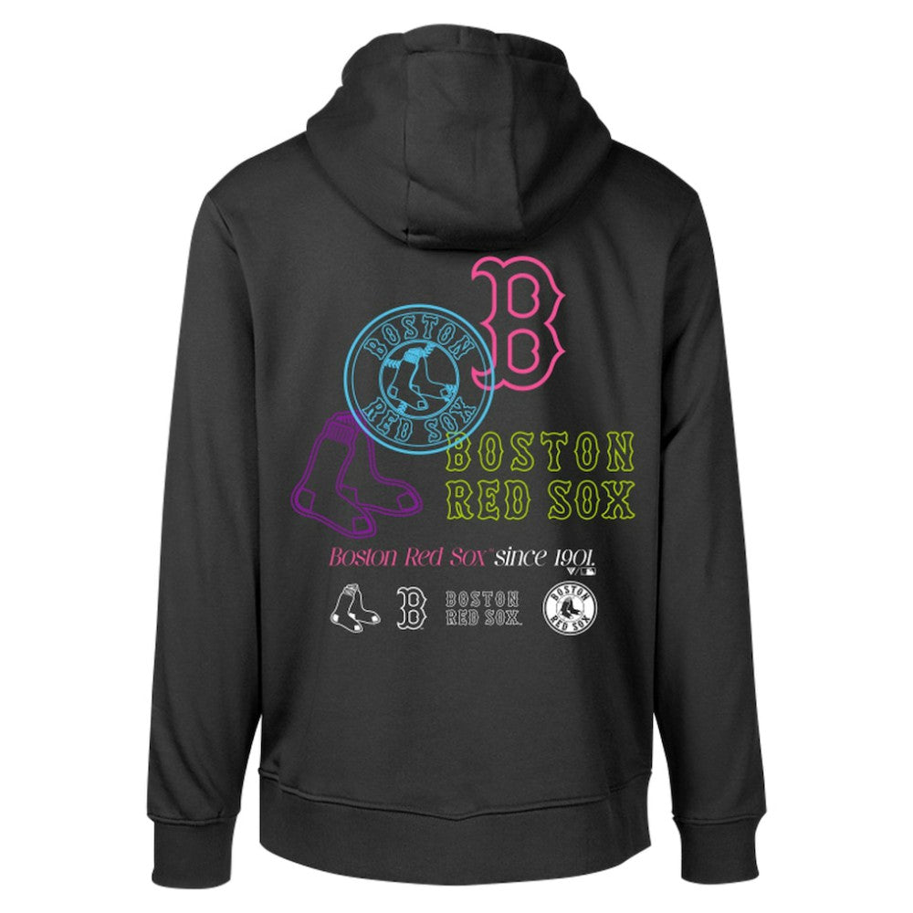 Boston Red Sox Levelwear Podium Vintage Pullover Hoodie - Black - MLB on Sale