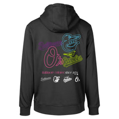 Baltimore Orioles Levelwear Podium Vintage Pullover Hoodie - Black - MLB on Sale