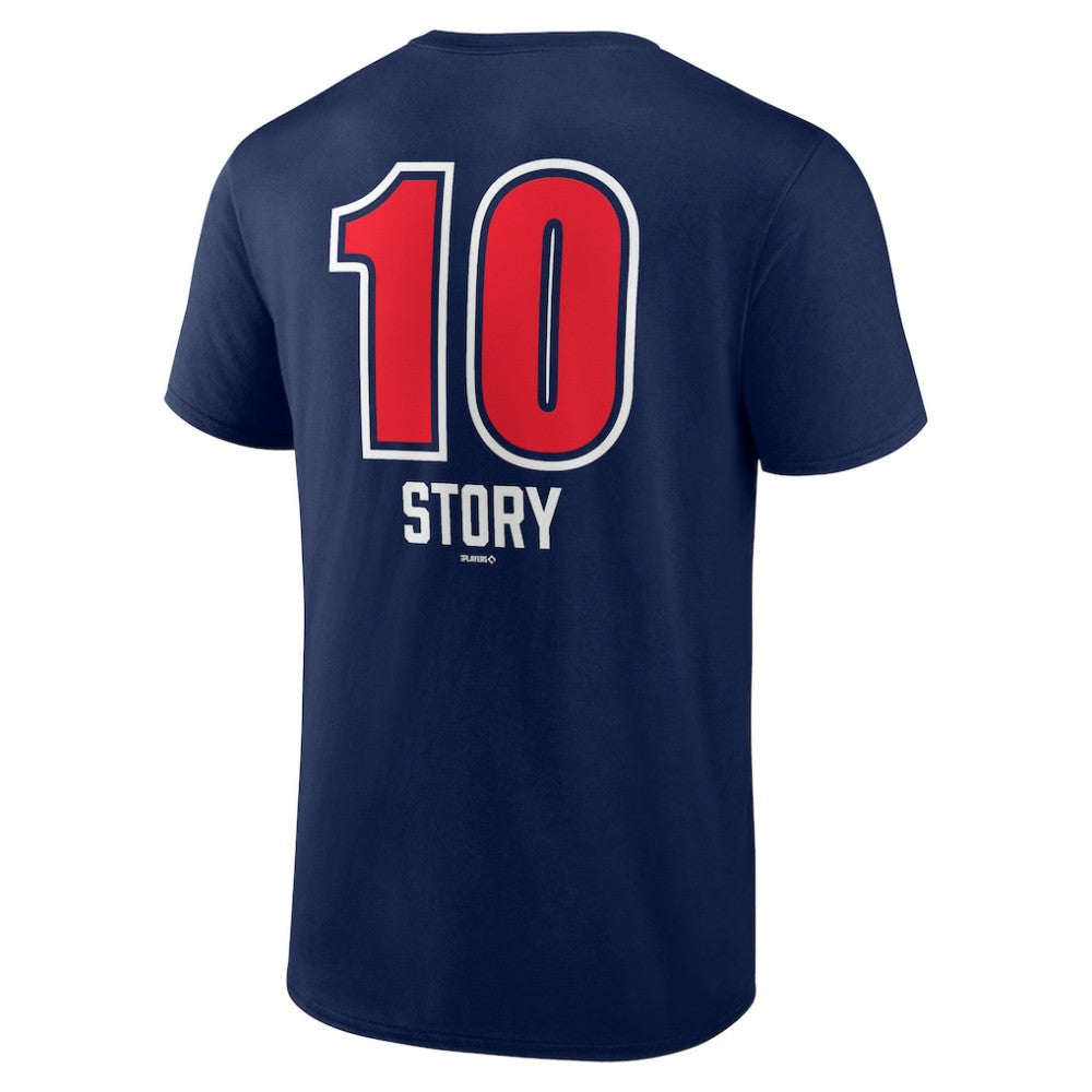 Trevor Story Boston Red Sox Fastball Player Name & Number T-Shirt - Navy - MLB Discount