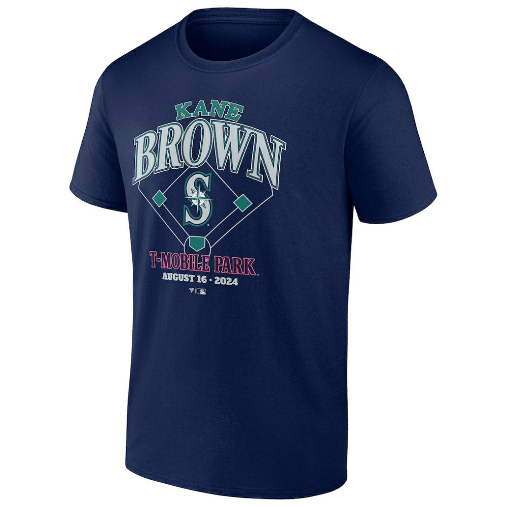 Kane Brown x Seattle Mariners Fanatics T-Shirt - Navy - Fanatics Sale